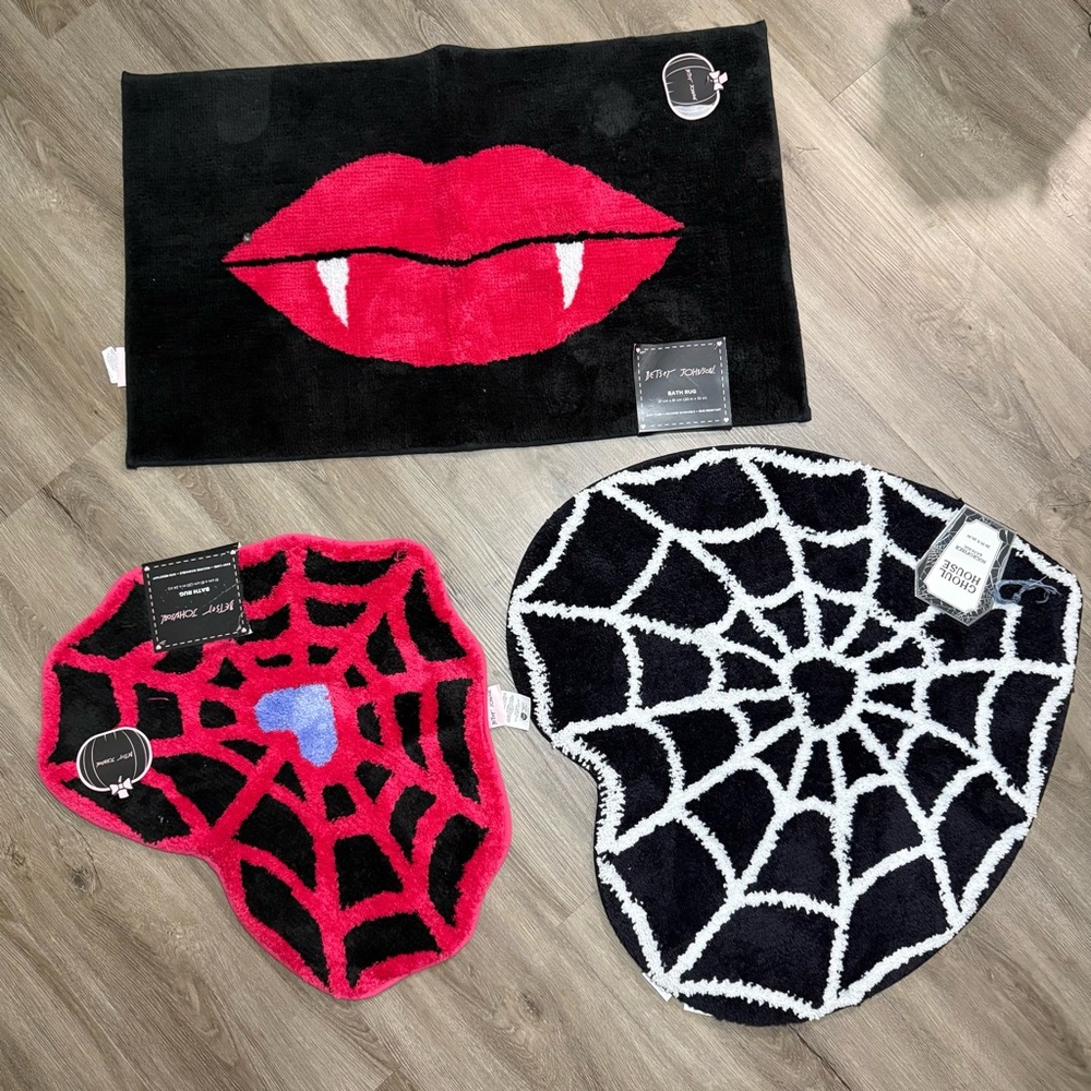 Betsey Johnson vampire gang bath rug